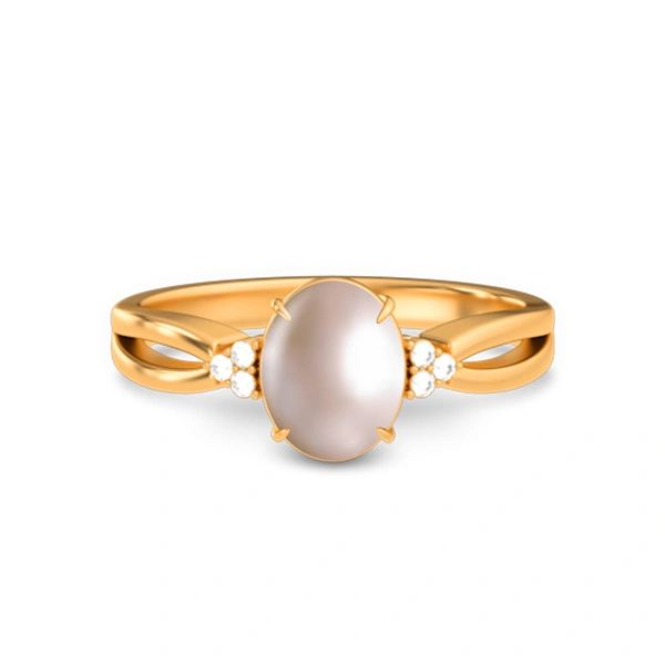 Pearl Panchdhatu Ring