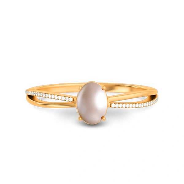 Pearl Panchdhatu Ring