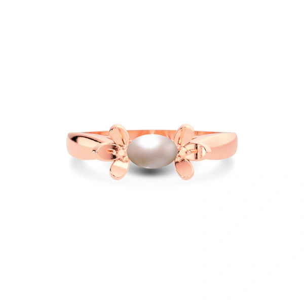 Pearl Rose Gold Ring