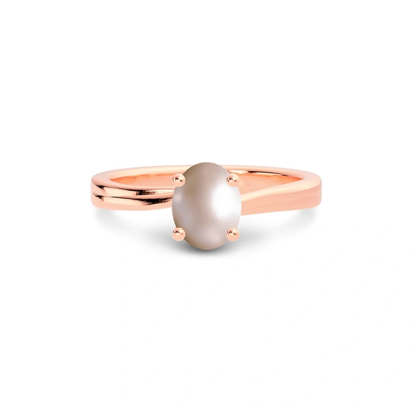 Pearl Rose Gold Ring