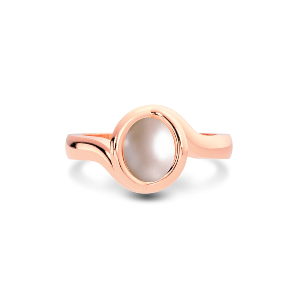 Pearl Rose Gold Ring