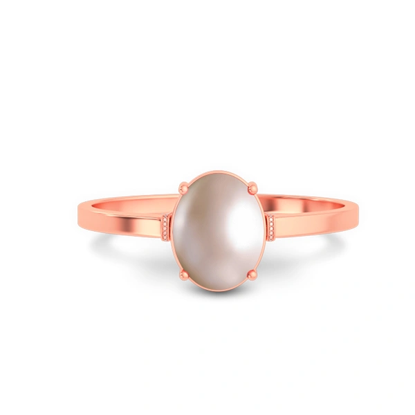 Pearl Rose Gold Ring