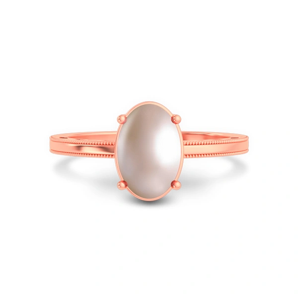 Pearl Rose Gold Ring