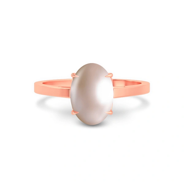 Pearl Rose Gold Ring