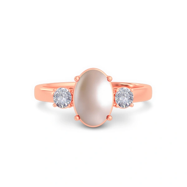 Pearl Rose Gold Ring