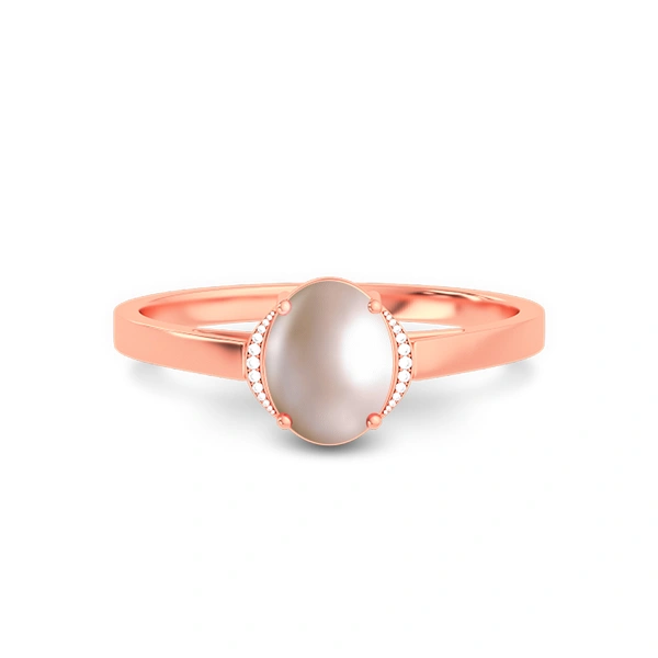Pearl Rose Gold Ring