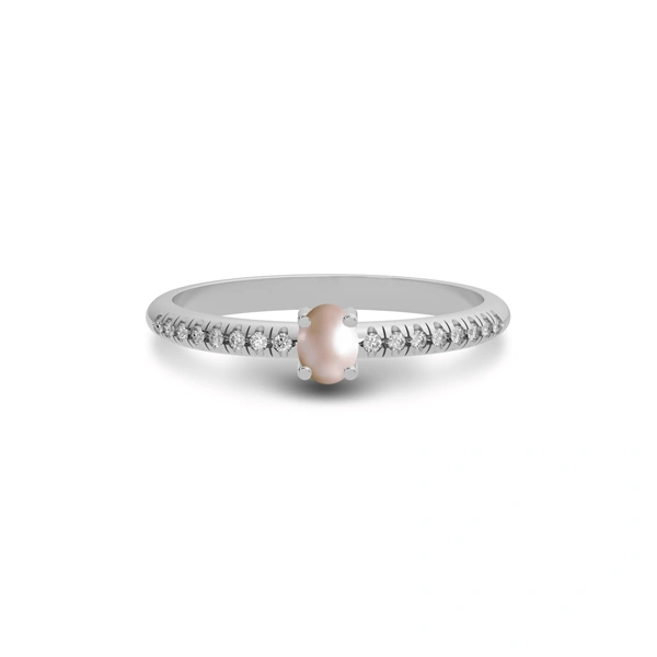 Pearl Sterling Silver Ring