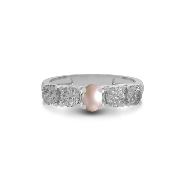 Pearl Sterling Silver Ring