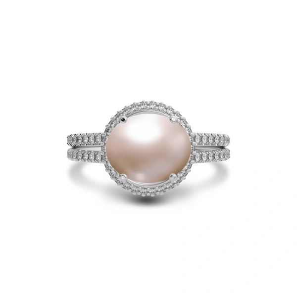 Pearl Sterling Silver Ring