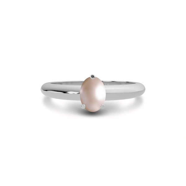Pearl Sterling Silver Ring