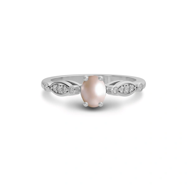 Pearl Sterling Silver Ring