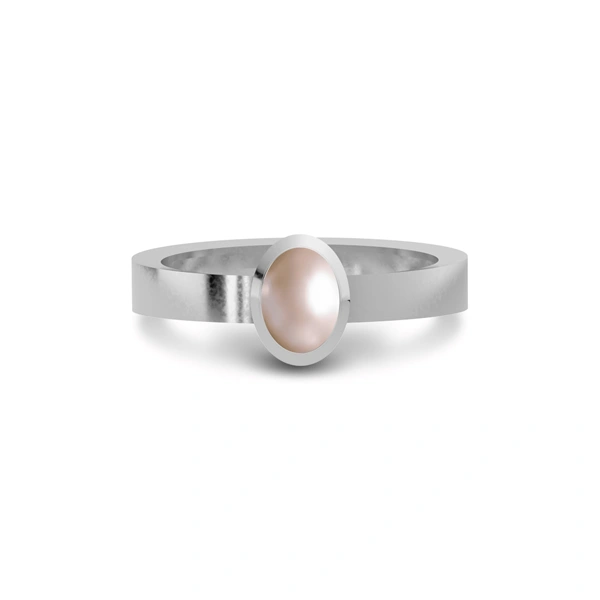 Pearl Sterling Silver Ring