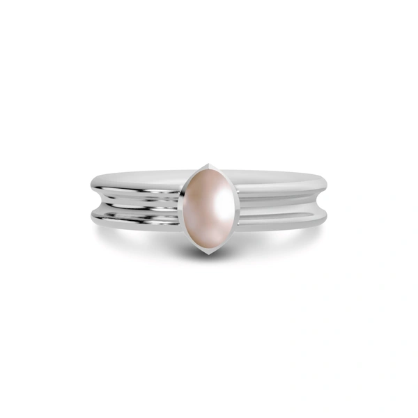 Pearl Sterling Silver Ring