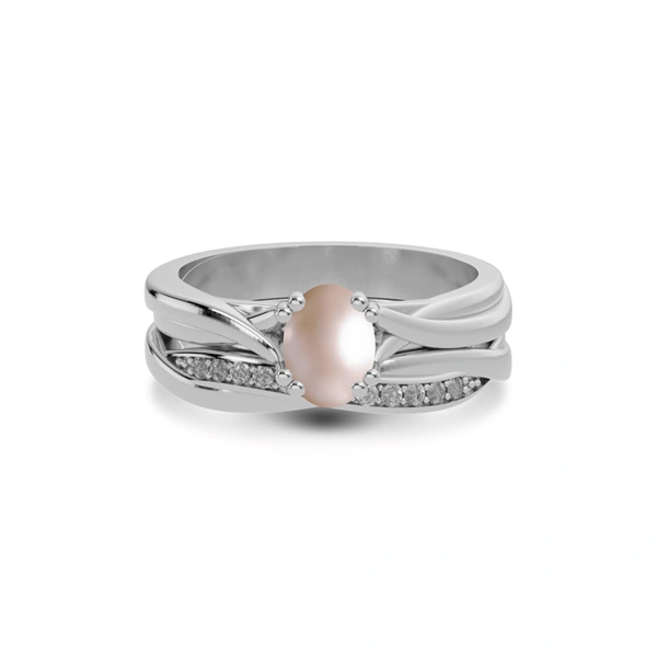 Pearl Sterling Silver Ring