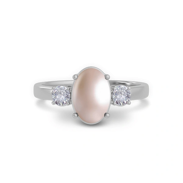 Pearl Sterling Silver Ring