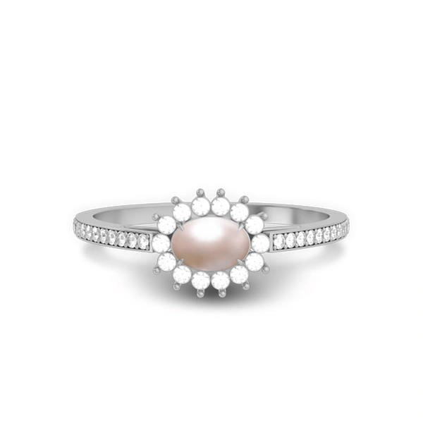 Pearl Sterling Silver Ring