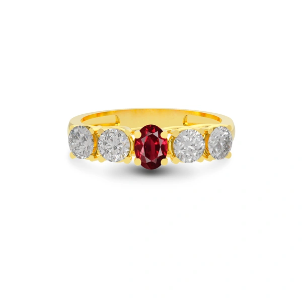 Ruby Gold Ring R10