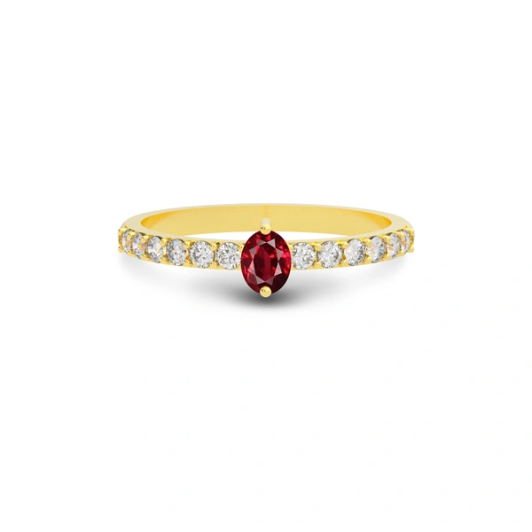 Ruby Gold Ring R20