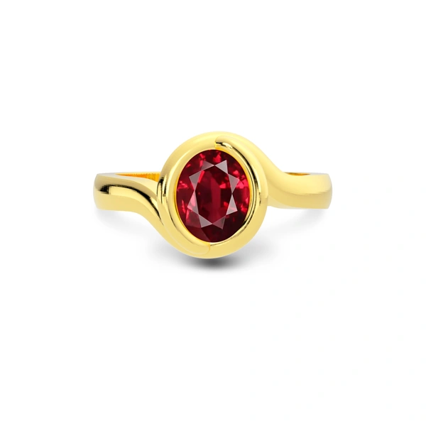Ruby Gold Ring R22