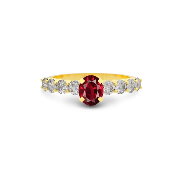 Ruby Gold Ring R29