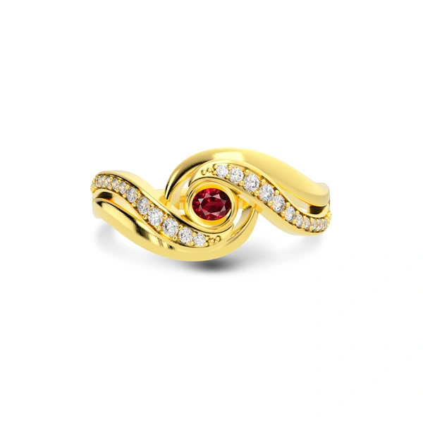 Ruby Gold Ring R32