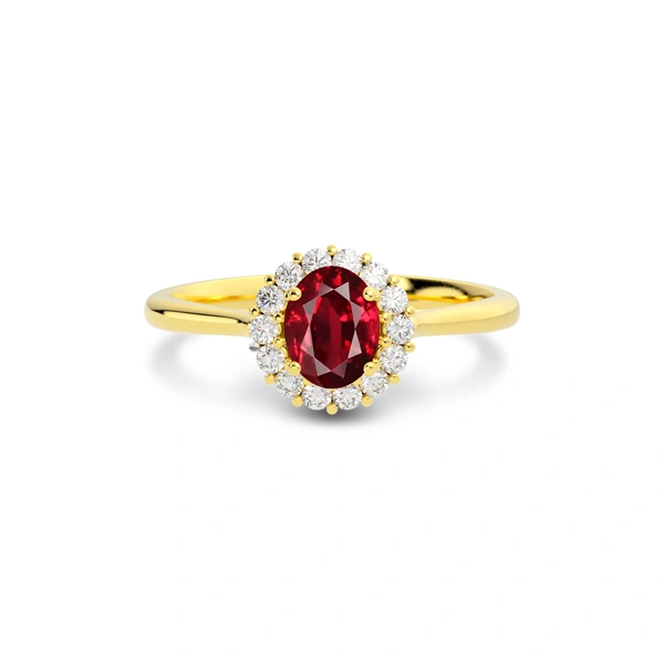 Ruby Gold Ring R35