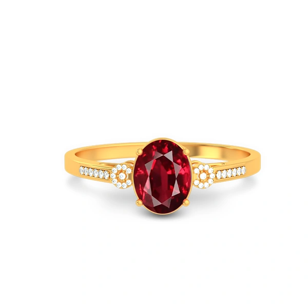 Ruby Gold Ring R37
