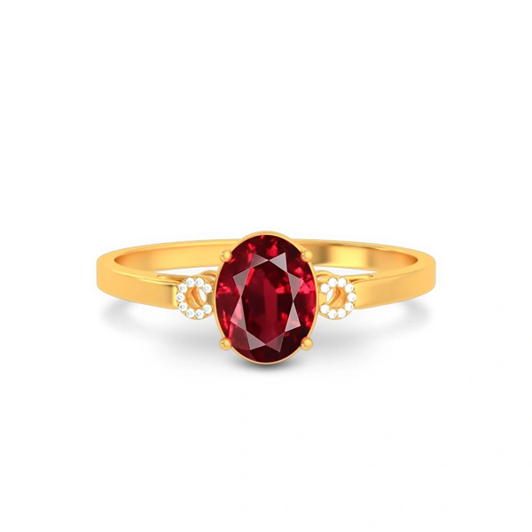 Ruby Gold Ring R38