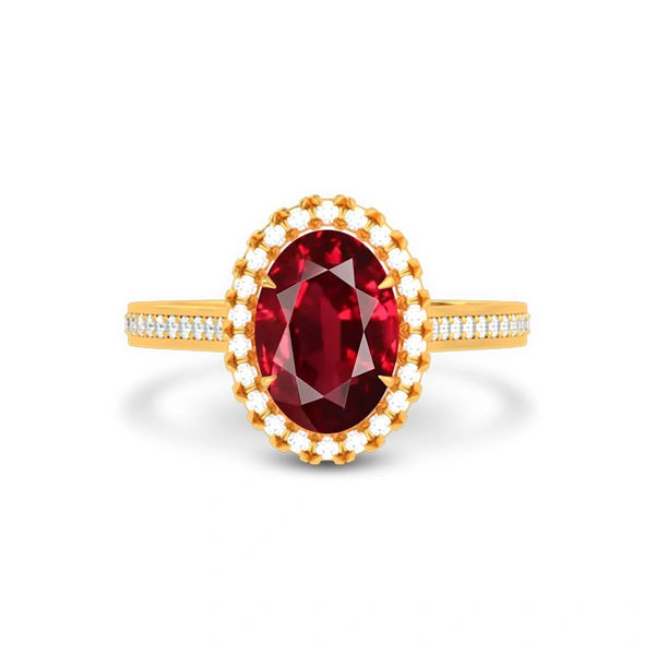 Ruby Gold Ring R40