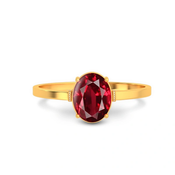 Ruby Gold Ring R41