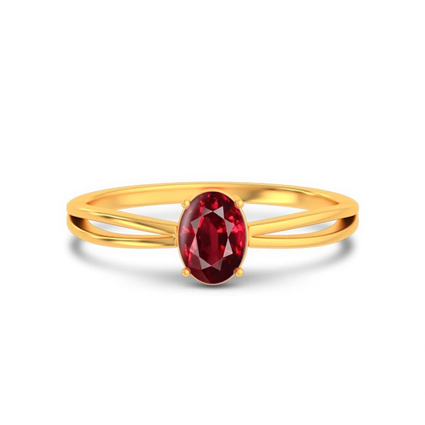 Ruby Gold Ring R43