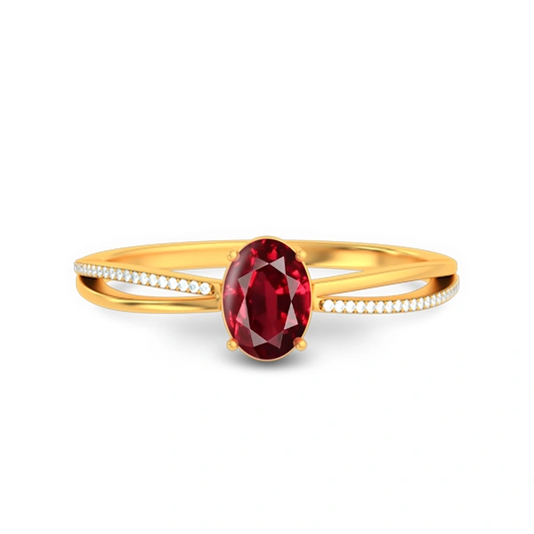 Ruby Gold Ring R47