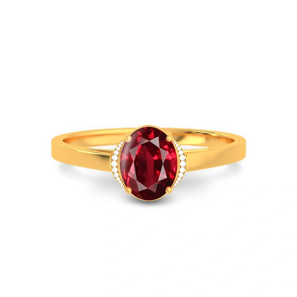 Ruby Gold Ring R54