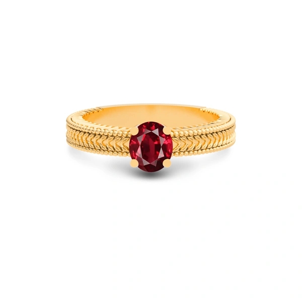 Ruby Panchdhatu Ring R3