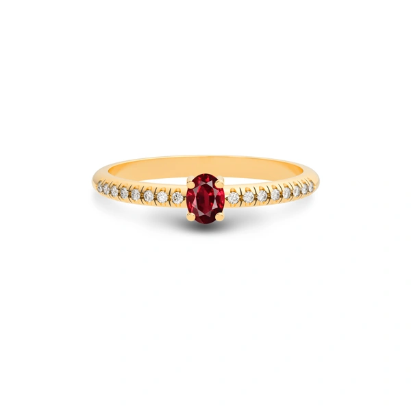 Ruby Panchdhatu Ring R4