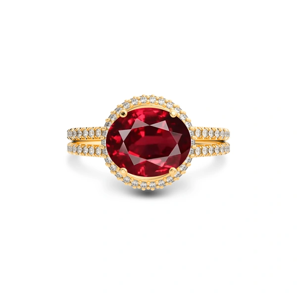 Ruby Panchdhatu Ring R11