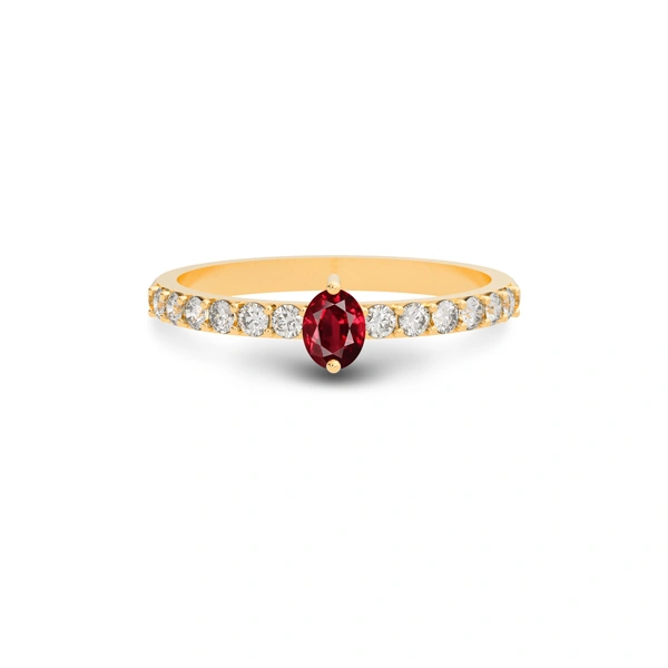 Ruby Panchdhatu Ring R20