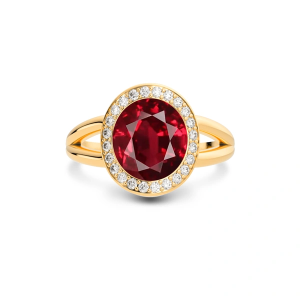 Ruby Panchdhatu Ring R21