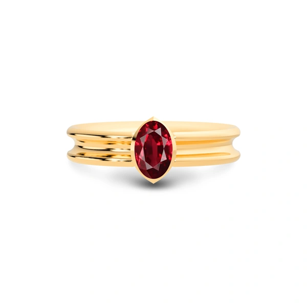 Ruby Panchdhatu Ring R24