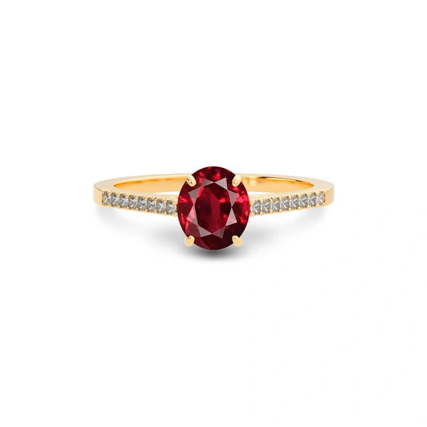 Ruby Panchdhatu Ring R28