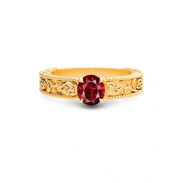 Ruby Panchdhatu Ring R33