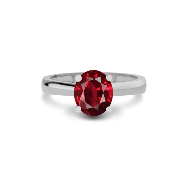 Ruby Sterling Silver Ring R7