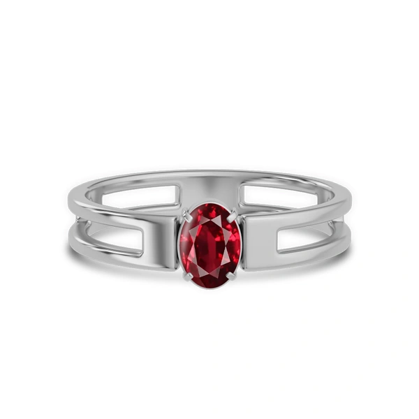 Ruby Sterling Silver Ring R45