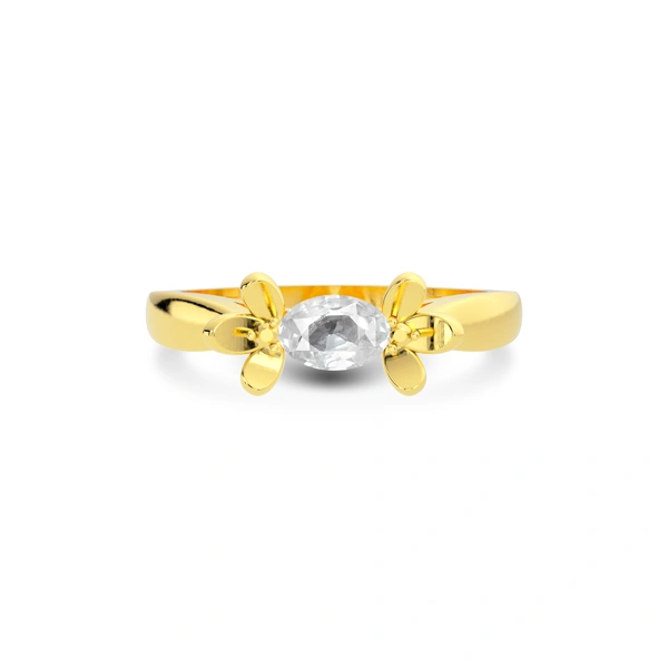 White Sapphire Gold Ring
