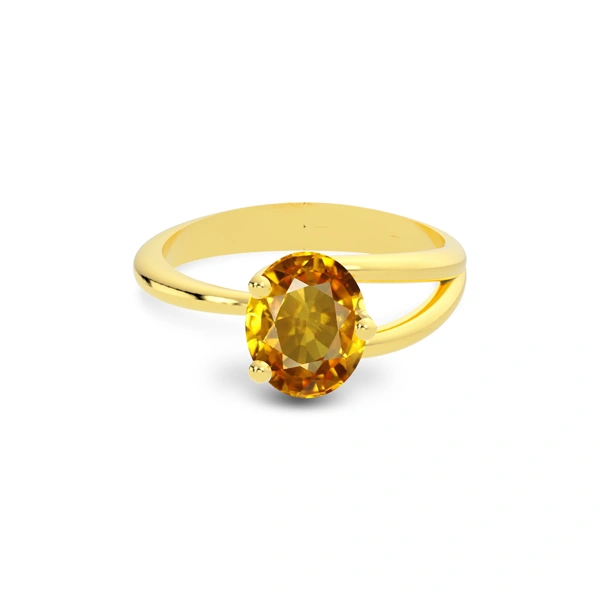 Yellow Sapphire Gold Ring R19