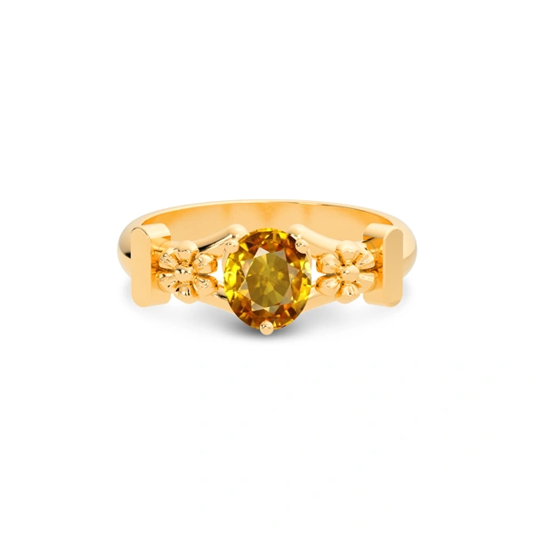 Yellow Sapphire Panchdhatu Ring R18