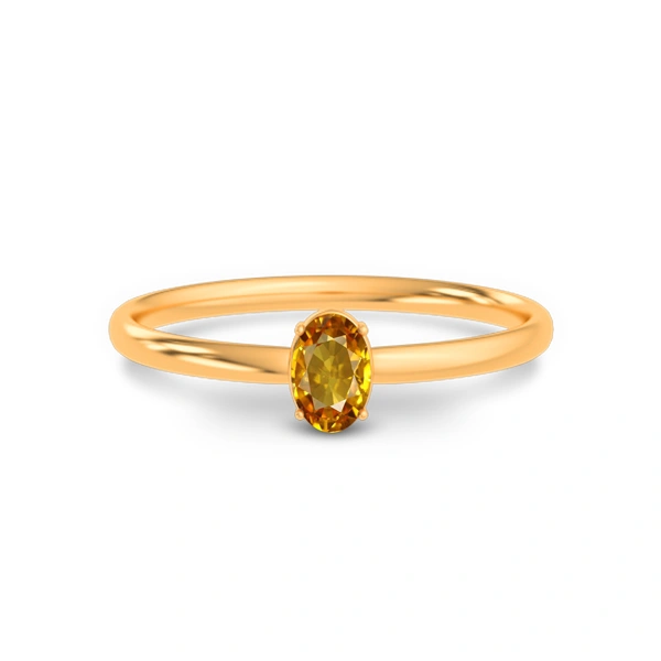 Yellow Sapphire Panchdhatu Ring R39
